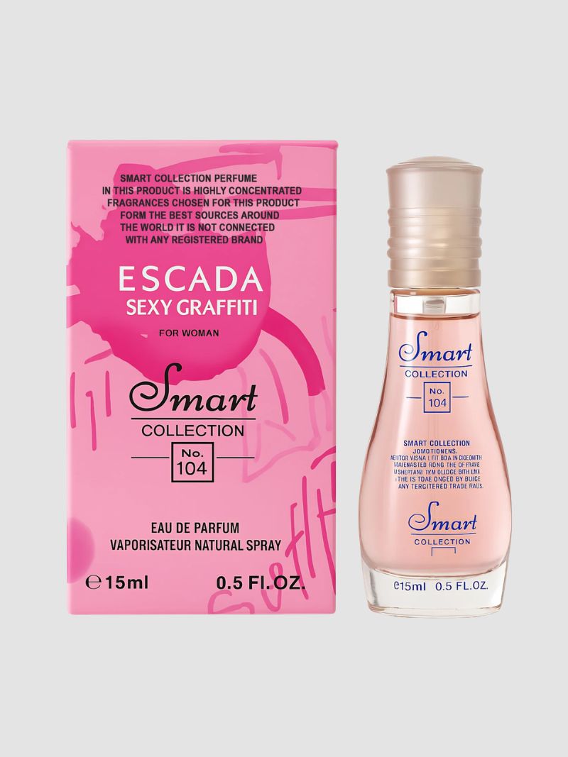 Smart Collection No. 104 Eau de Parfum for Women – 15ml Spray Based on Escada Sexy Graffiti