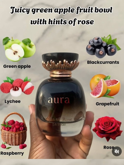 Aura Kiss of Rose by La Fede, Eau De Parfum, Women, 100 ML