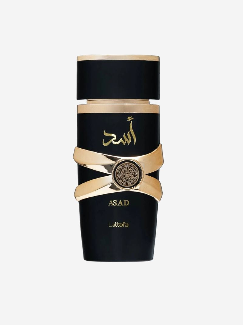 Asad Black by Lattafa, Eau De Parfum, Unisex, 100 ML
