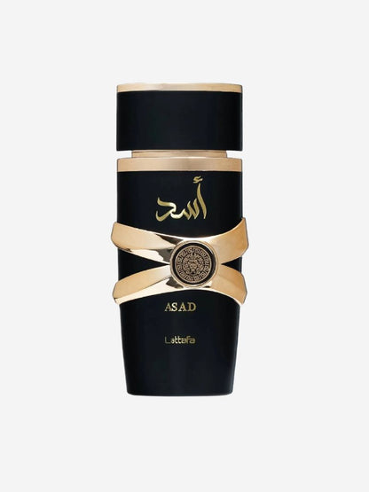 Asad Black by Lattafa, Eau De Parfum, Unisex, 100 ML
