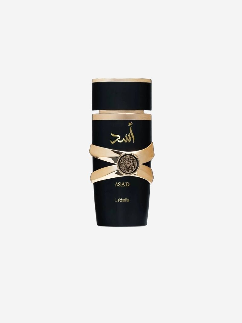 Asad Black by Lattafa, Eau De Parfum, Unisex, 100 ML