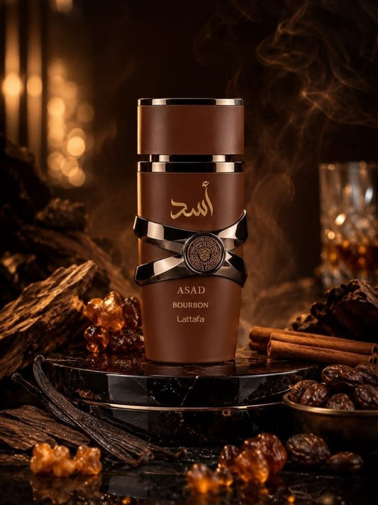 Asad bourbon by Lattafa, Eau De Parfum, Men's Fragrance / Unisex, 100 ML