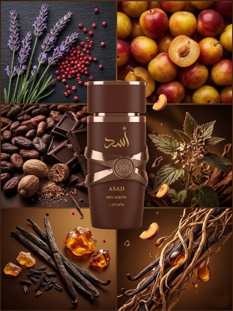 Asad bourbon by Lattafa, Eau De Parfum, Men's Fragrance / Unisex, 100 ML