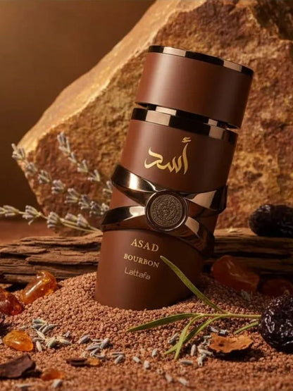 Asad bourbon by Lattafa, Eau De Parfum, Men's Fragrance / Unisex, 100 ML