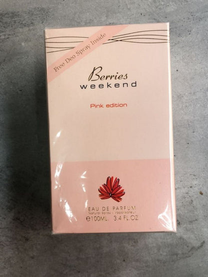 Berries Weekend Pink Edition by Fragrance World, Eau De Parfum, Women, 100 ML