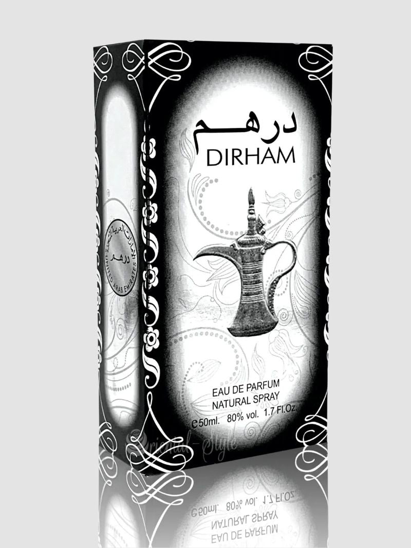 Dirham Eau de Parfum - Fresh, Floral, Lively, Slightly Woody - Women Eau de Parfum - 50ml