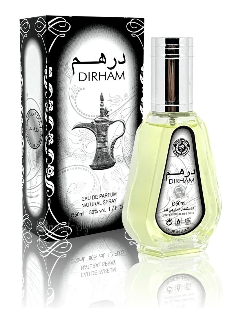 Dirham Eau de Parfum - Fresh, Floral, Lively, Slightly Woody - Women Eau de Parfum - 50ml