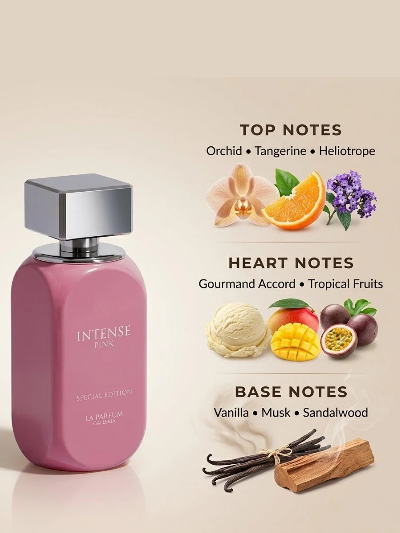 Intense Pink Special Edition by La Parfum Galleria, Eau De Parfum, Unisex, 100 ML