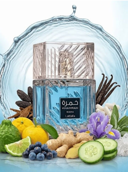 Khamra Waha by Lattafa, Eau De Parfum, Unisex, 100 ML