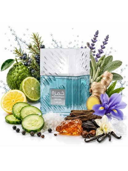 Khamra Waha by Lattafa, Eau De Parfum, Unisex, 100 ML