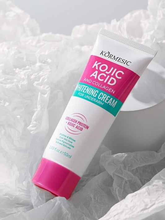 Kojic Acid and Collage, Whitening Cream for underarm by Kormesic, Cream, Unisex, 50 ML