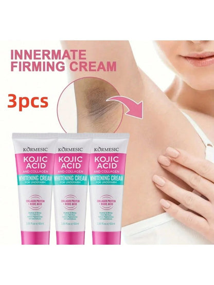 Kojic Acid and Collage, Whitening Cream for underarm by Kormesic, Cream, Unisex, 50 ML