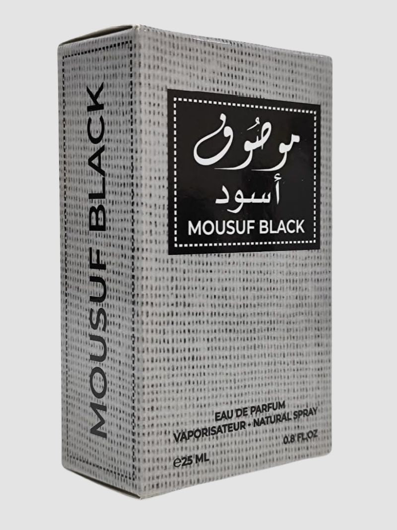 Mousuf Black 25ml - Pineapple - Eau de Parfum for Men and Women Vaporisateur - Natural Spay - 25ml
