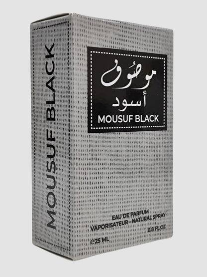 Mousuf Black 25ml - Pineapple - Eau de Parfum for Men and Women Vaporisateur - Natural Spay - 25ml