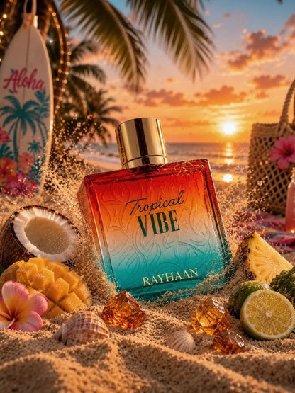 Tropical Vibe by Rayhaan, Eau De Parfum, Unisex, 100 ML