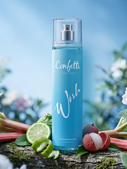 Wish Body Mist by Confetti London, Eau De Parfum, Unisex, 236 ML