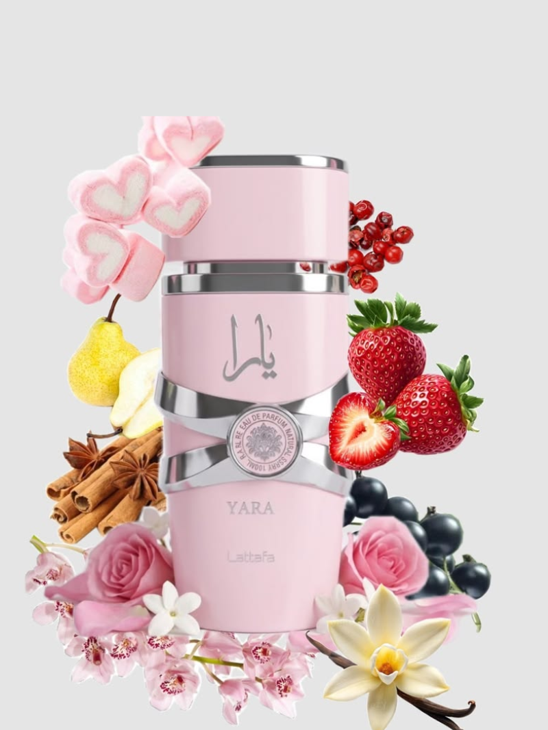 Yara Pink by Lattafa, Eau De Parfum, Women, 100 ML